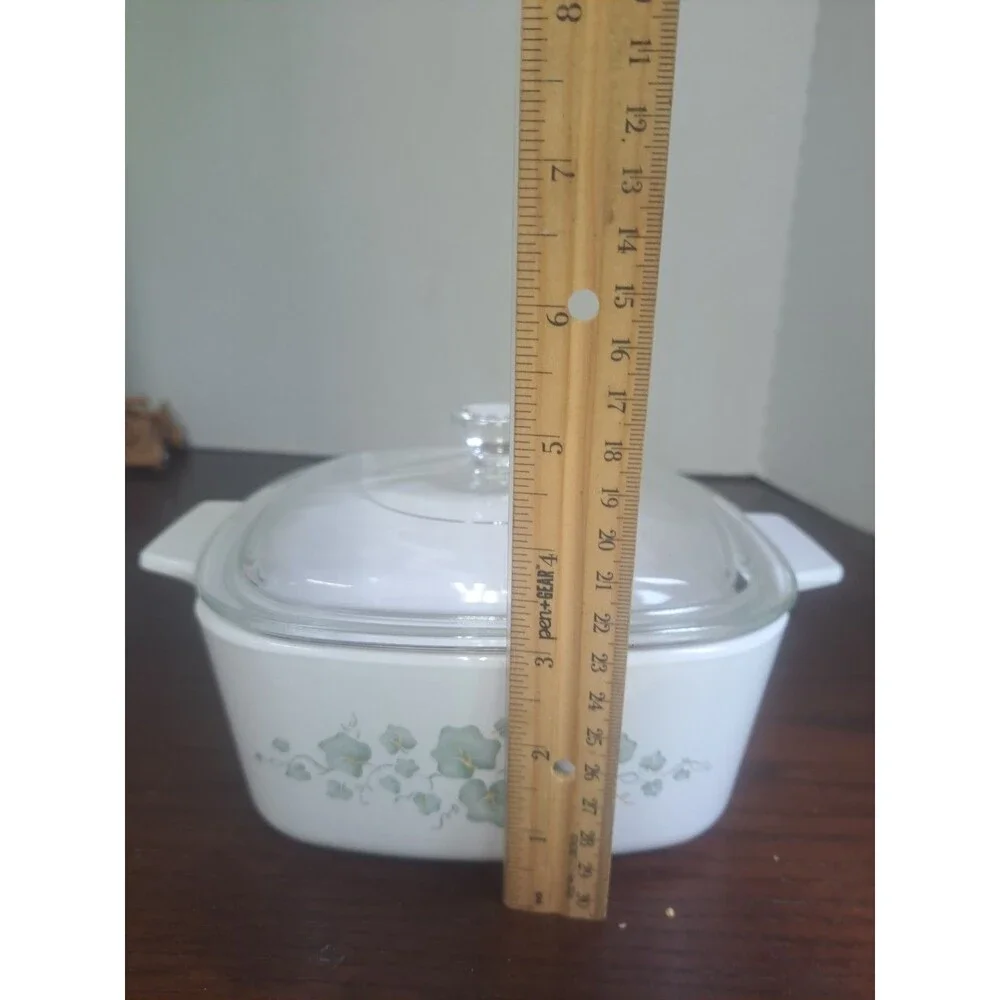 Vintage Corningware Callaway Green Ivy 1.5quart Casserole Dish